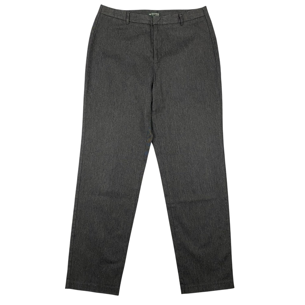 Dockers Recode Stretch Straight Leg Work Trousers Womens 14 Medium Charcoal Grey